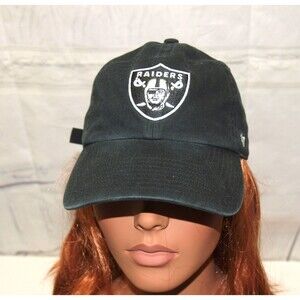 Las Vegas Raiders Official NFL '47 Brand Youth Hat Has Stonewashed Look Unisex